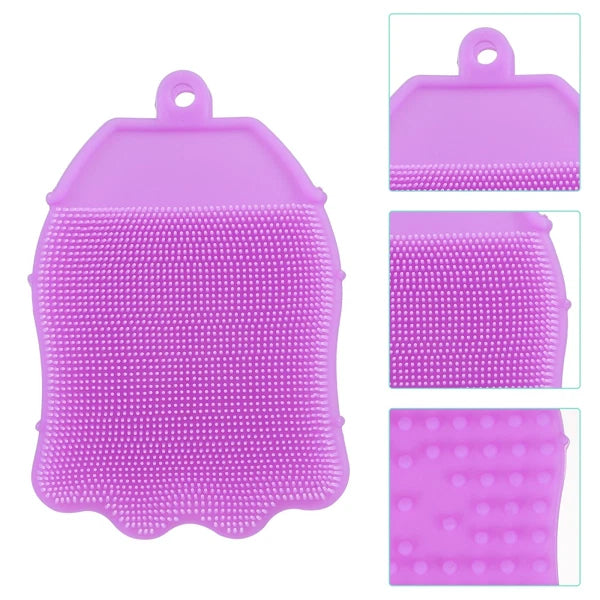 Silicone Hair Shampoo Baby Newborn Kids Shower Brush Bath Scrubber