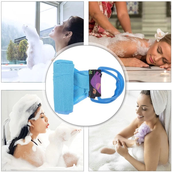 Exfoliating Shower Back Scrubber Back Washer Body Bath Towel Skin Exfoliating