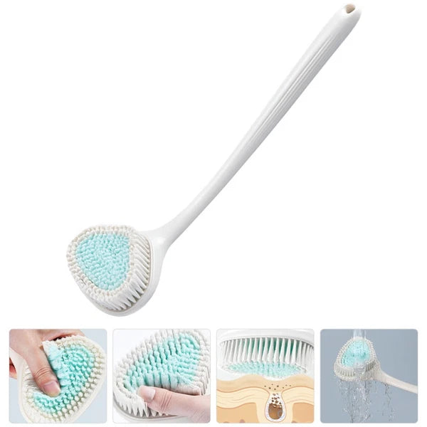 Long Handle Bath Massage Brush Scrubber Bathroom Organizer Miss