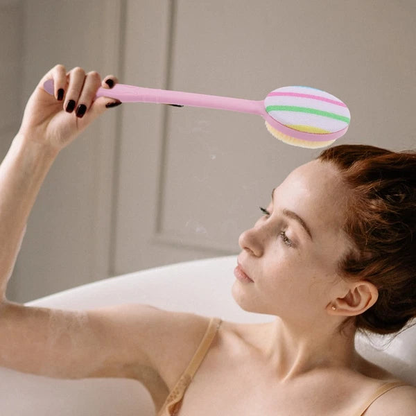 Bath Brush Multi-functional Exfoliating Back Scrubber with Long Handle