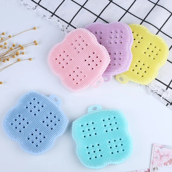 Exfoliating Towel Bath Scrubber for Cleaning Baby Back Shower Brush