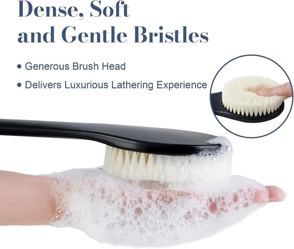 Back Scrubber for Shower, Shower Body Brush for Cleaning with Long Handle for Sh