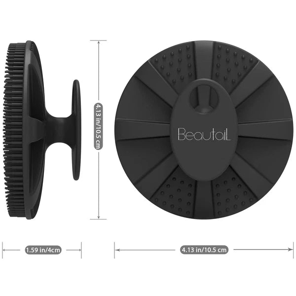 Silicone Body Scrubber, Shower Bath Scrubber, More Hygienic Than Traditional ...