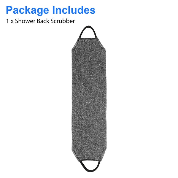 Shower Back Scrubber Cloth Bath Towel Body Brush Cleaning Strip Skin Exfoliating