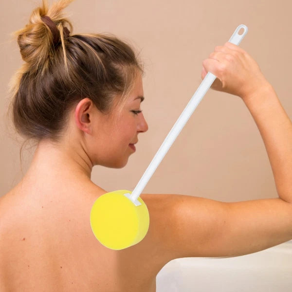 2pcs Shower Cleaning Long Handle Bath Bath Tools Bathing Supplies