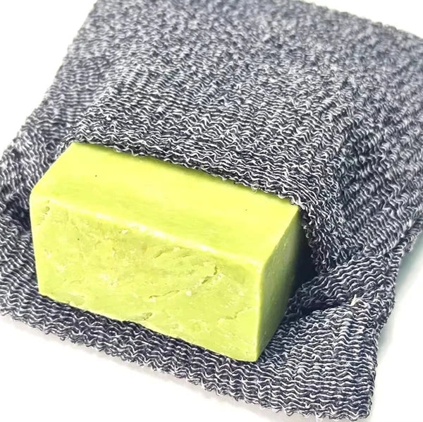 2-Pack Exfoliating Soap Pouch & Saver Pocket – Body Scrubber Shower Sponge Bags