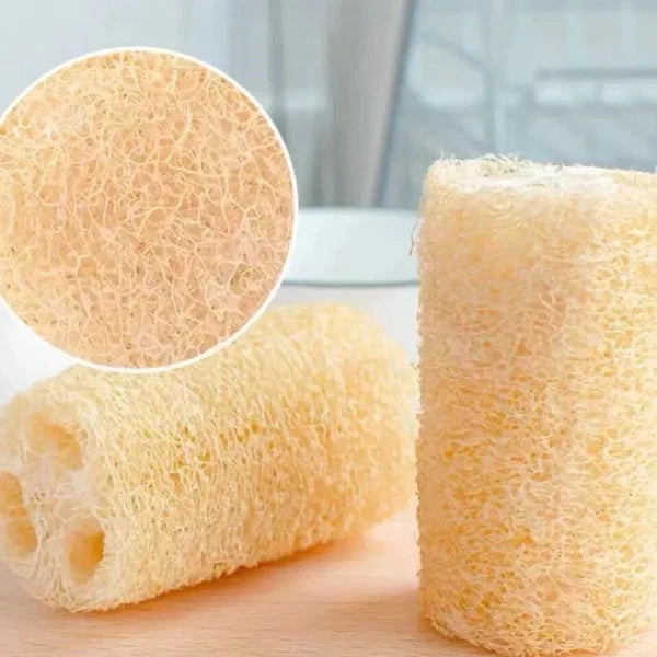 6 pack Natural Loofah Sponges Organic Luffa Bath Shower Sponge Exfoliating Body