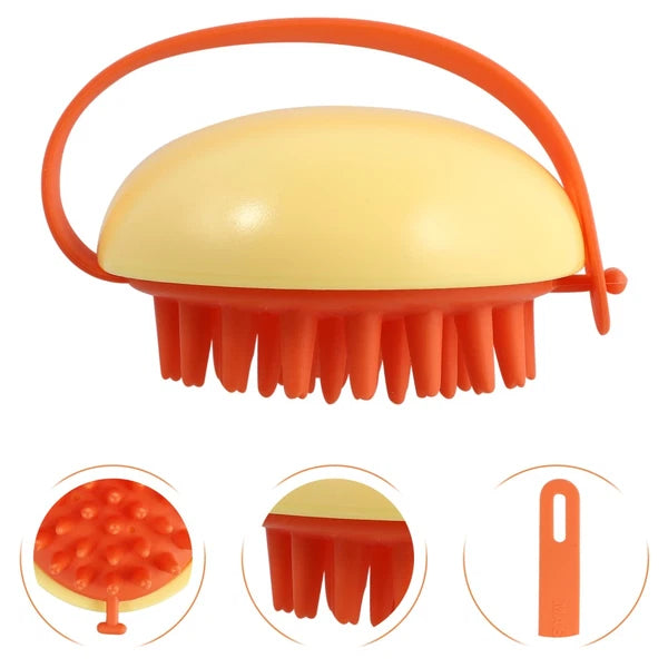 2pcs Bathroom Bath Brush Shower Skin Massage Exfoliation Scrubber with Hook