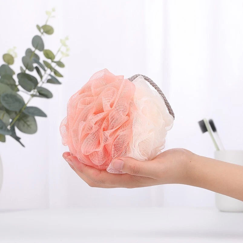 3x Shower Loofah Bath Sponge 70g/pcs Exfoliating Mesh Ball Shower Puff