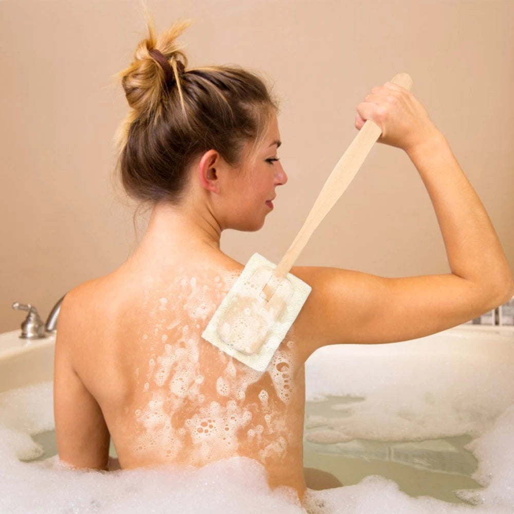 Loofah Bath Brush Body Cleaning Natural Exfoliating Scrubber Work Man Shower