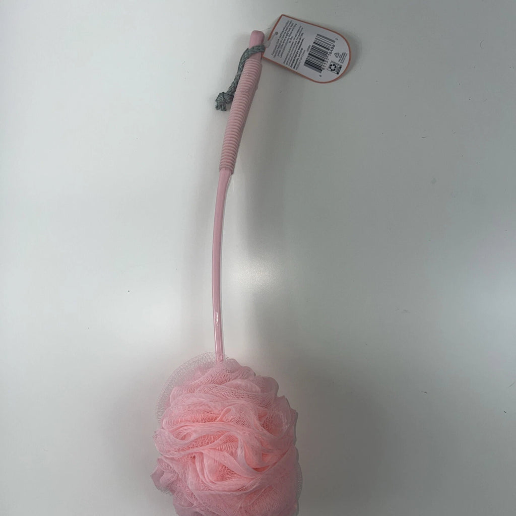 17'' Long Handle Bath Brush Loofah Shower Sponge Long Handle Back Scrubber