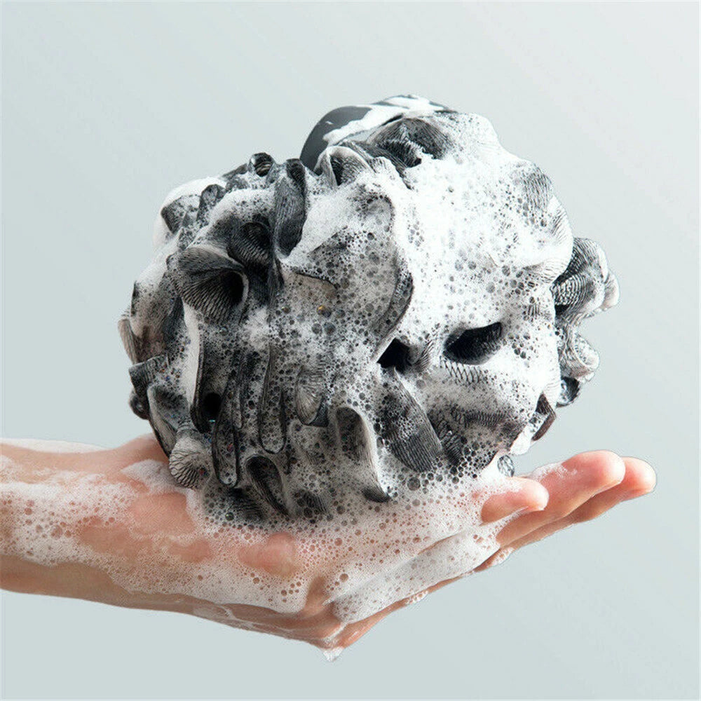Large Scrubber Sponge Flower Exfoliating Body Brush Puff Bath Shower Mesh Ball.