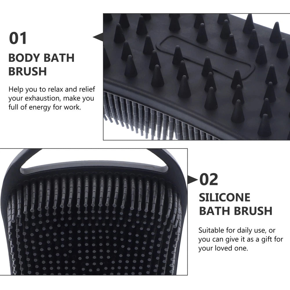 Bath Travel Silicone Scrubber Body Shower for Cleaning