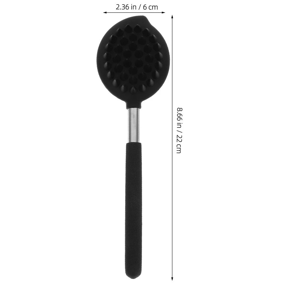 Silicone Bath Brush Man Back Scrubber for Shower Body Bathing Tool