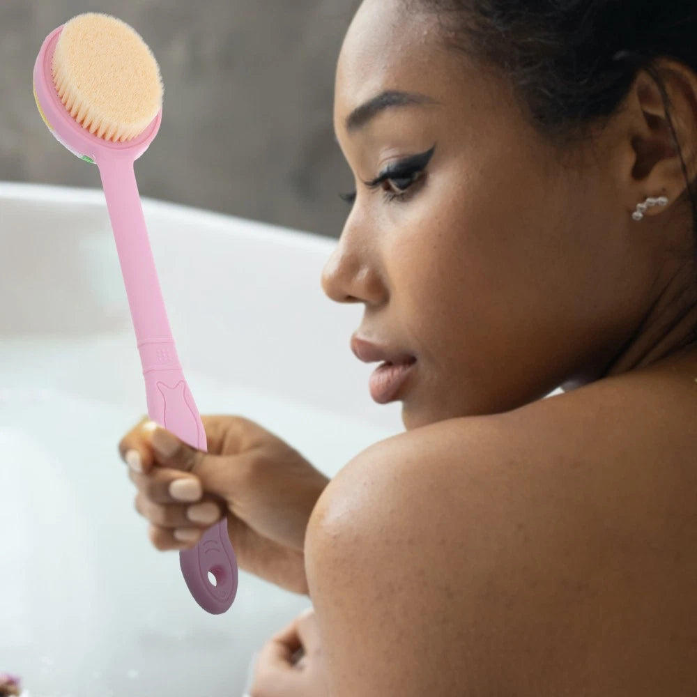 Bath Brush Multi-functional Exfoliating Back Scrubber with Long Handle