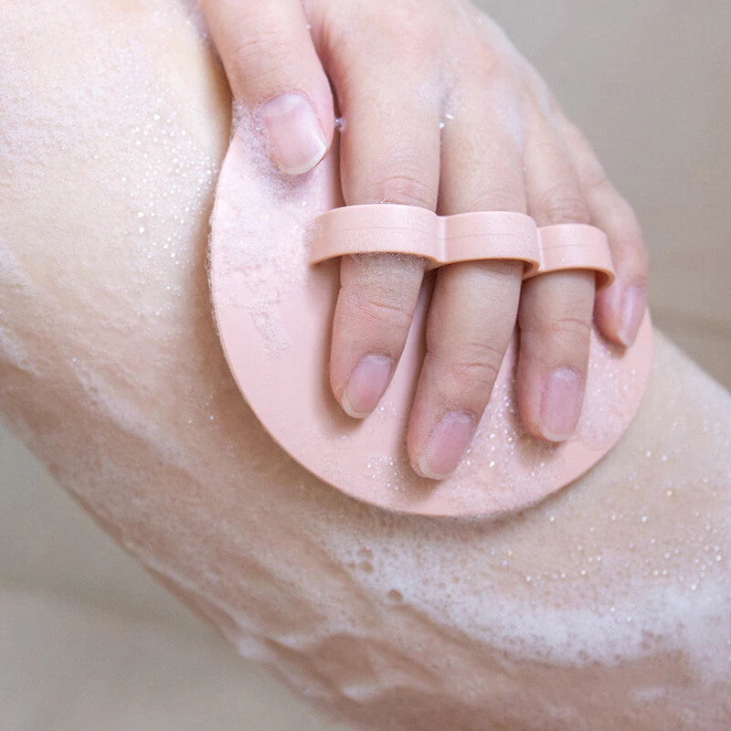 Silicone Bath Brush Scalp Massager Washing Comb Hygienic Exfoliating Body Clean