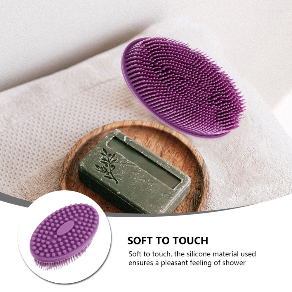 Silicone Bath Child Infant Massage Scrubber Children Shower