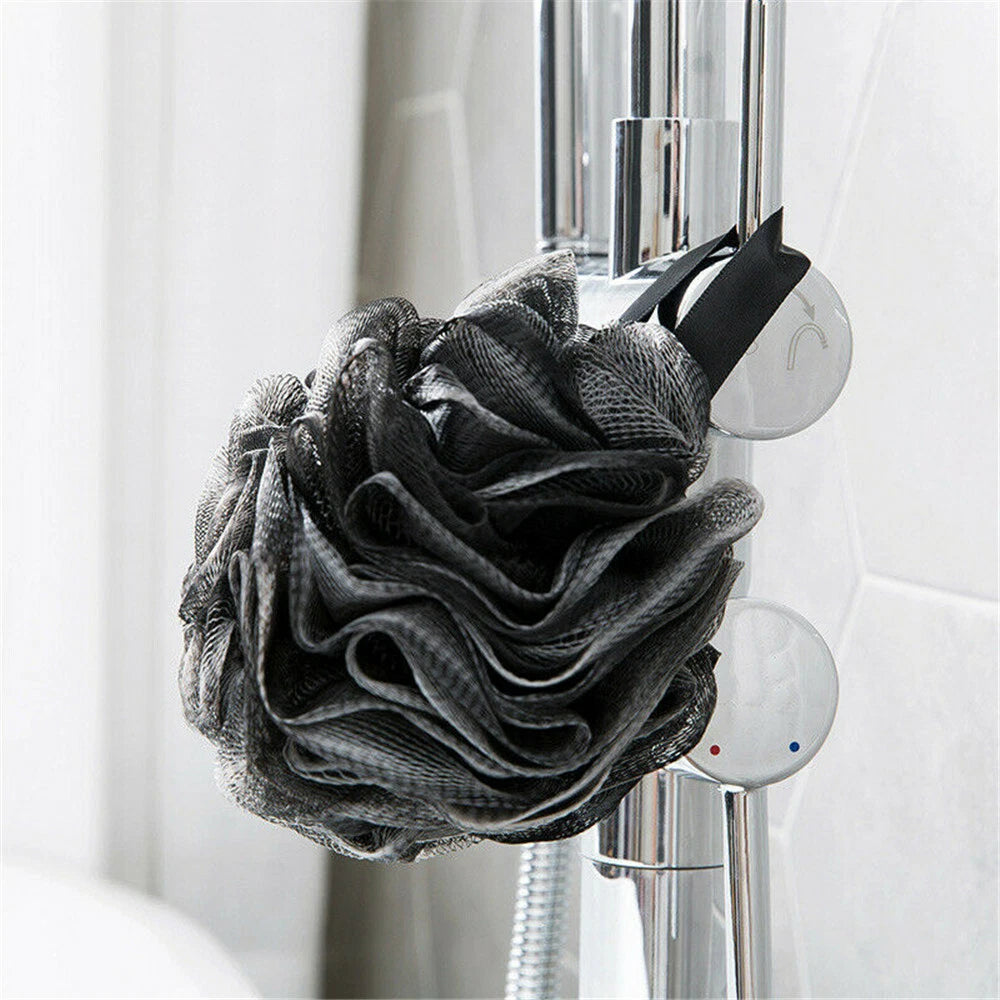 Large Scrubber Sponge Flower Exfoliating Body Brush Puff Bath Shower Mesh Ball.