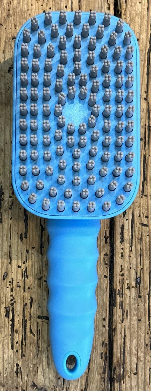 Fafaso Light Blue Pet Bath Brush NWOT