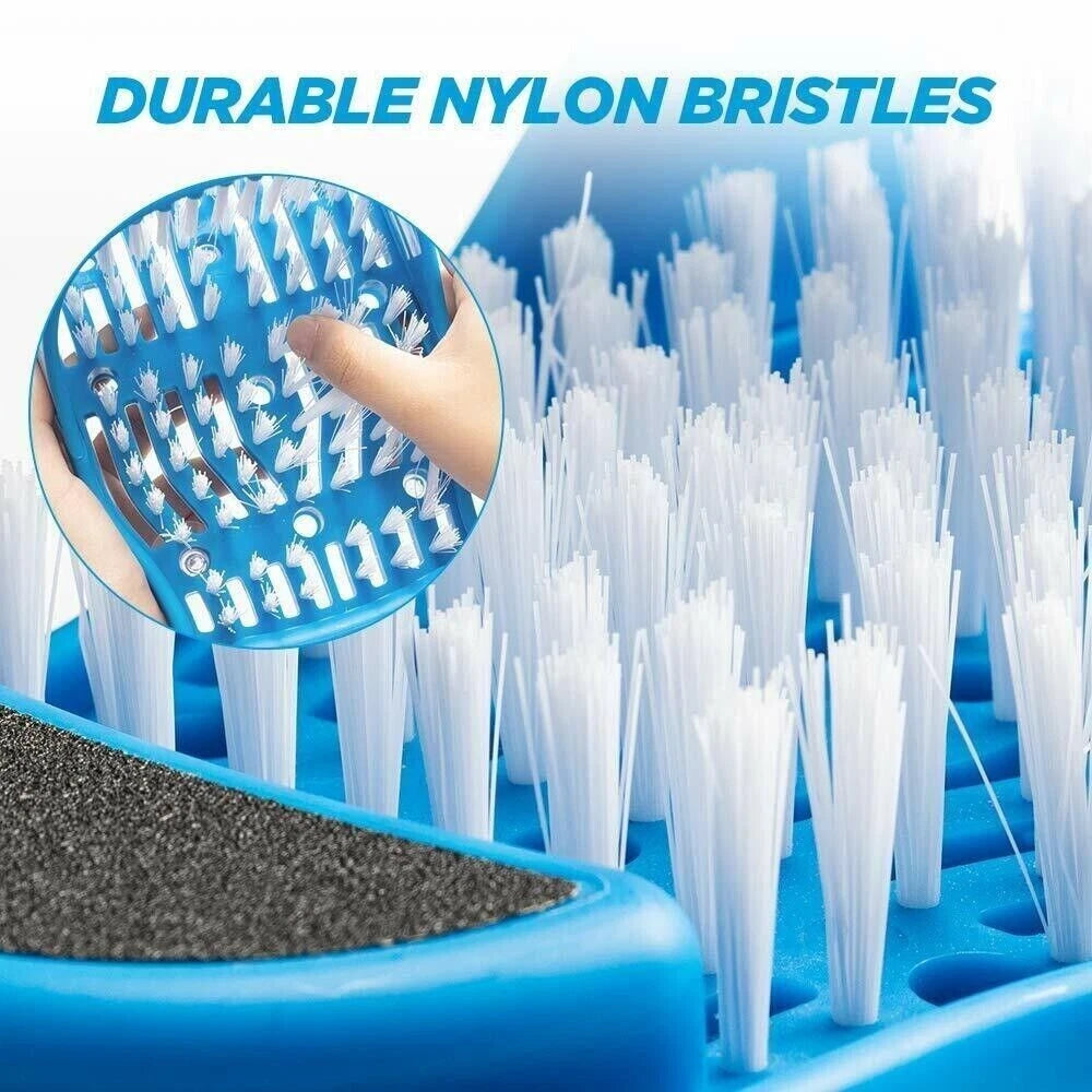 Shower Feet Foot Scrubber Massager Cleaner Exfoliating Washer Wash Slipper Brush