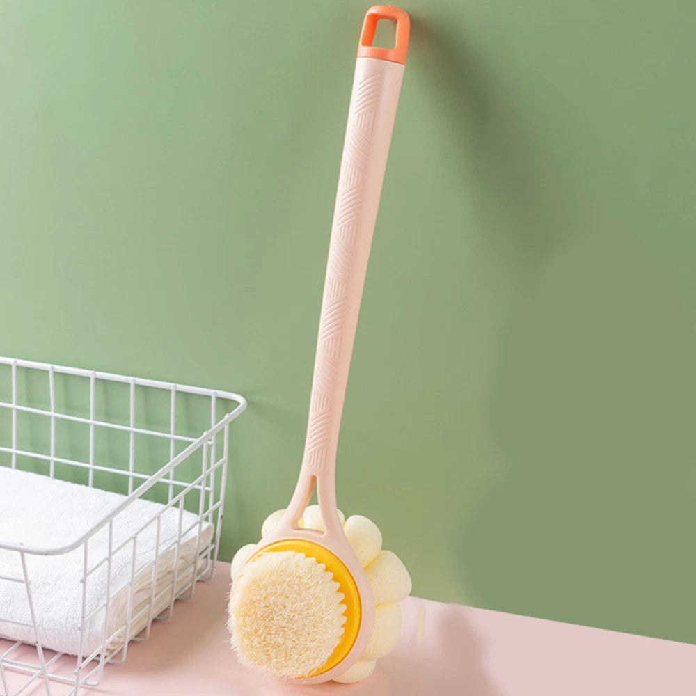Bath Brush Back Cleaning Scrubber Shower Exfoliating with Handles for Body