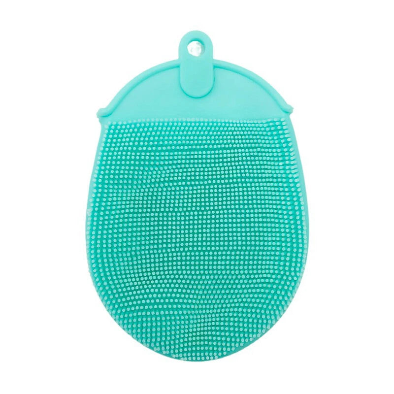 Silicone Bath Brush Scalp Massager Washing Comb Hygienic Exfoliating Body Clean
