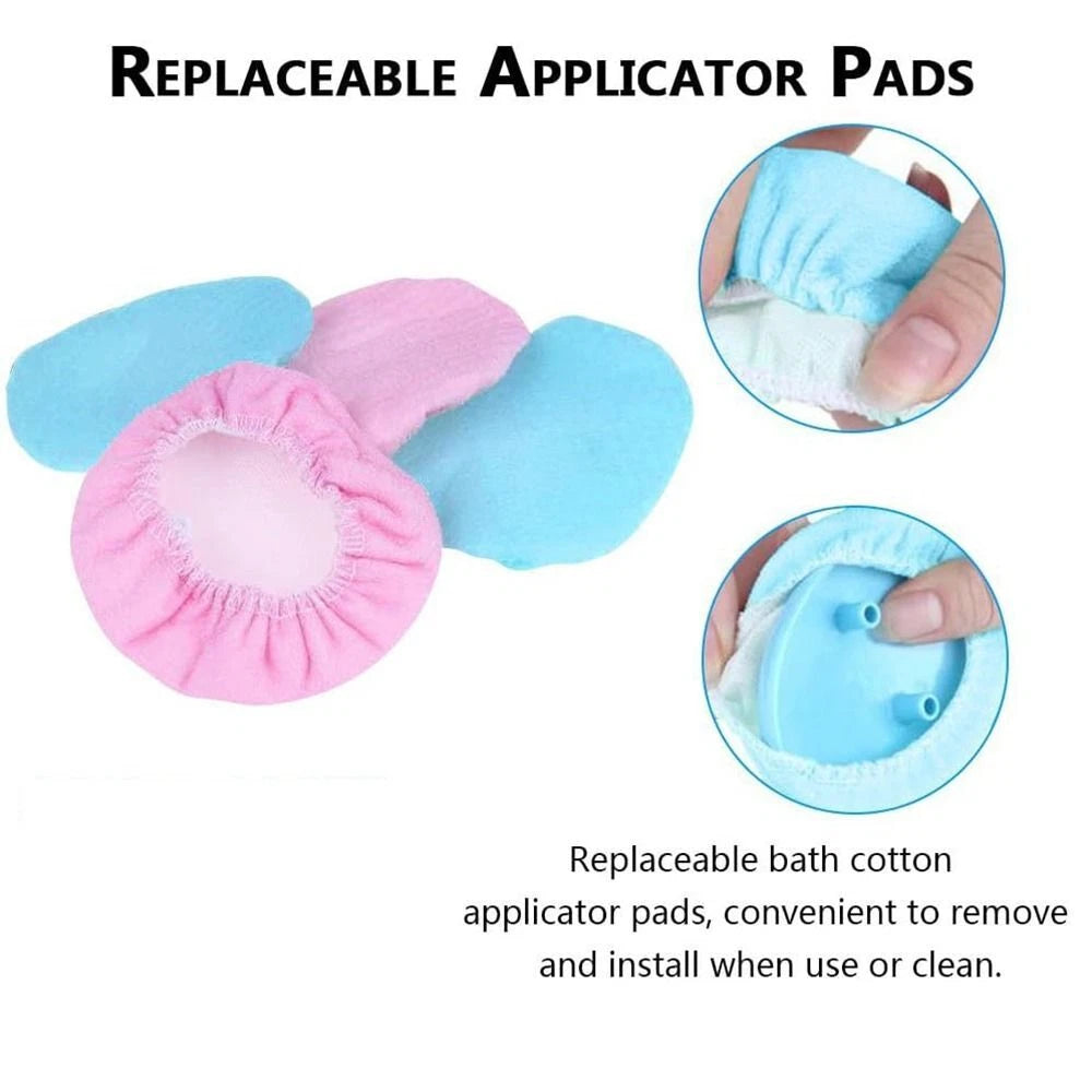 Long Handle Shower Body Scrubber Body Lotion Applicator  Moisturizer