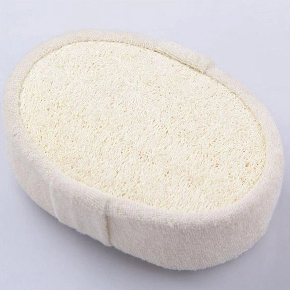3 Pcs Loofah Bath Towel Shower Sponge Exfoliating Back Scrubber Brush