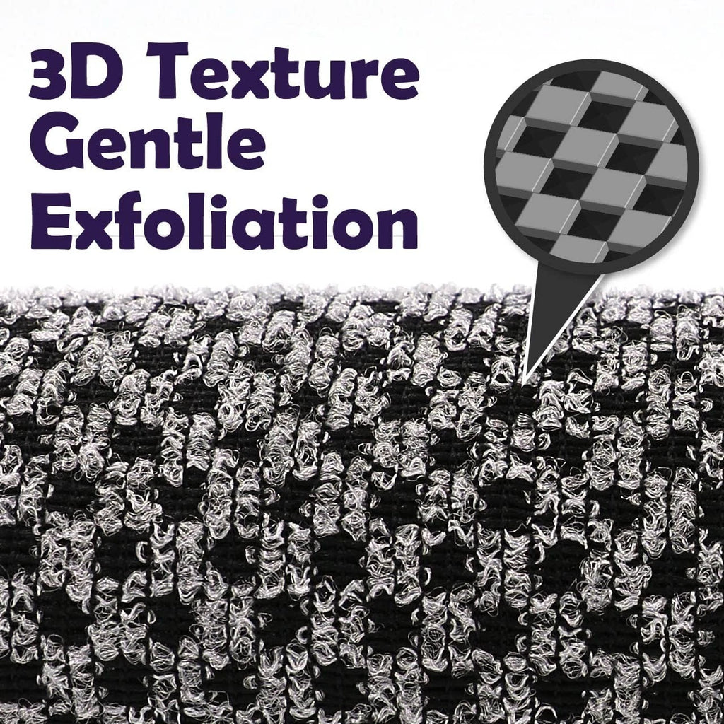 Extra Long Exfoliating Washcloth, Exfoliating Body Scrubber, Shower Towel, Lo...