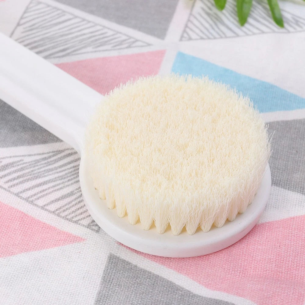 Bath Brush Body Shower Scrubber Skin Exfoliator Long Handle Printed Both