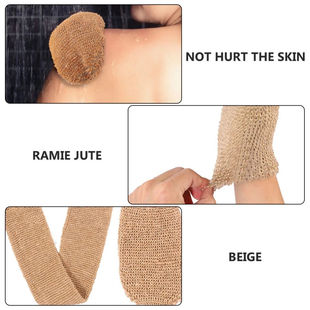 2Pcs Exfoliating Body Brush Glove Bath Scrubber for Smooth Skin
