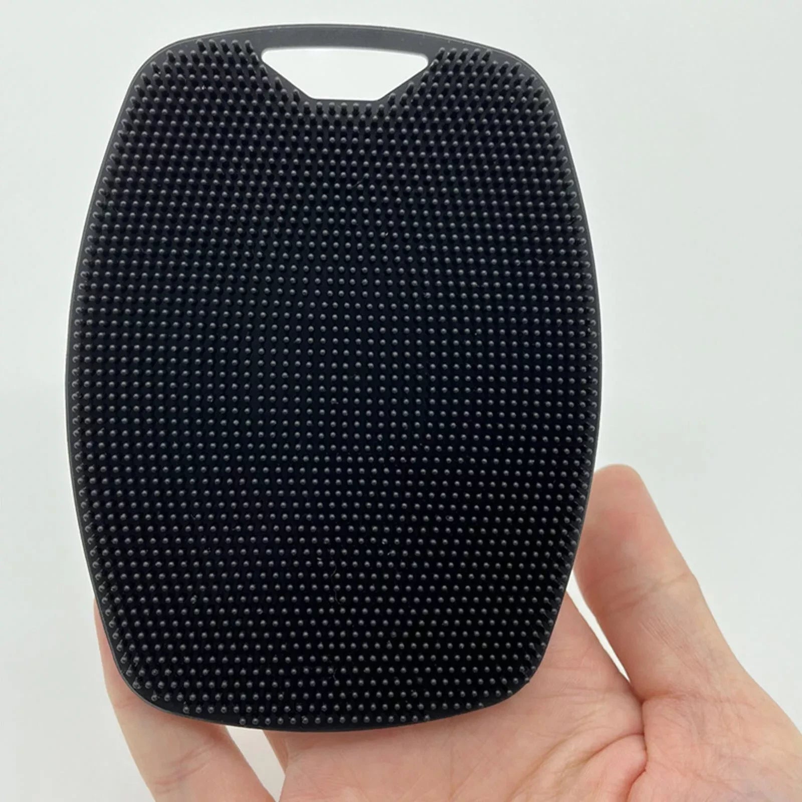Mens Silicone Body Scrubber Shower Cleansing Brush Exfoliating Deep Clean Tool
