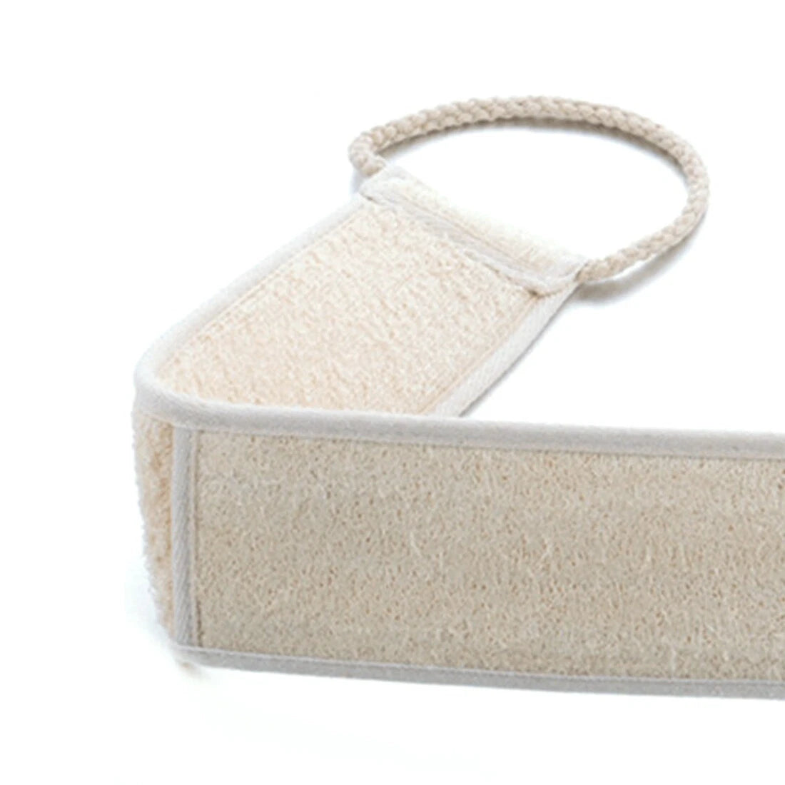 Exfoliating Loofah Back Strap Sponge Body Shower Bath Brush Cotton Towel