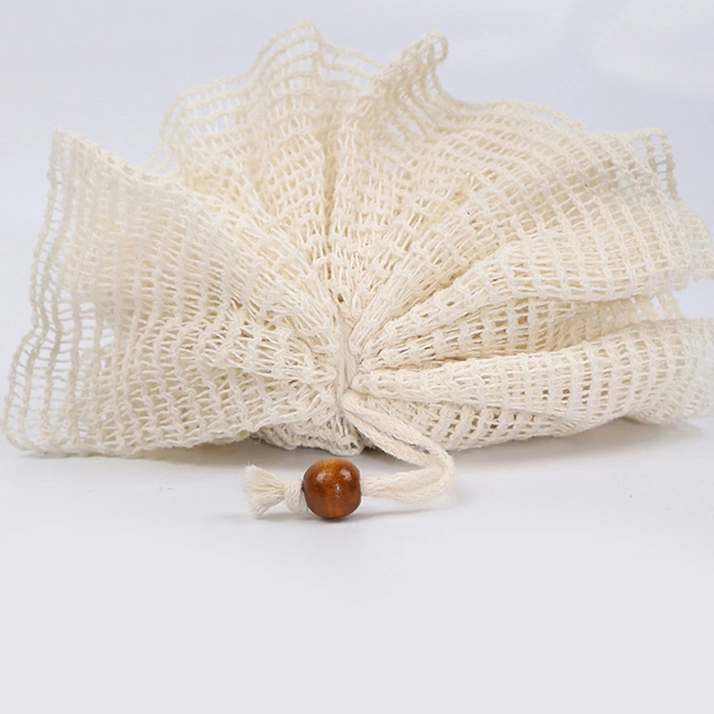 Bath Flower Towel Back Scrubber for Shower Exfoliating Balls Mesh