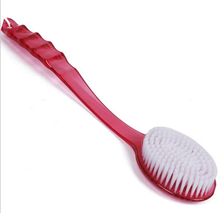 2× Long Handle Back Shower Exfoliating Bath Body Brush Skin Scrubber Massager US