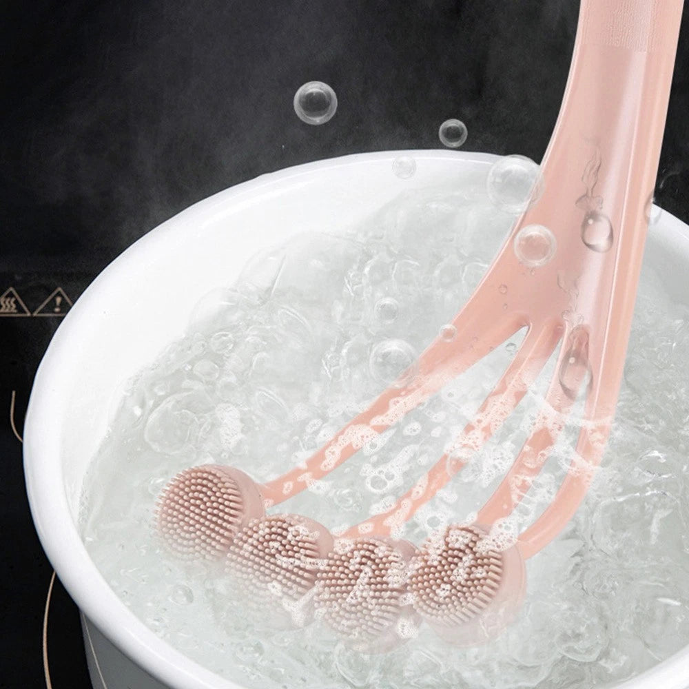 Bath Brush Man Women's Body Shower Exfoliating Back Scrubber for