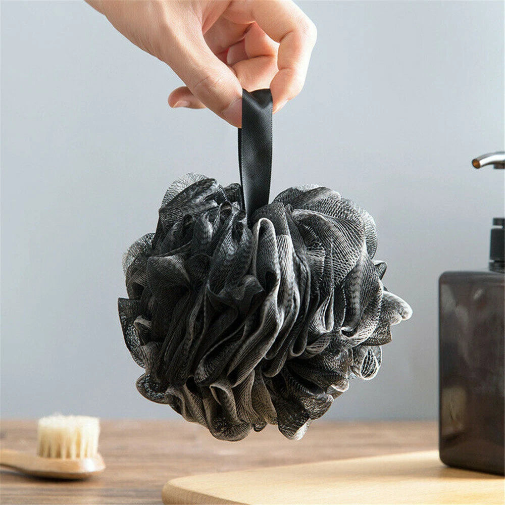 Large Scrubber Sponge Flower Exfoliating Body Brush Puff Bath Shower Mesh Ball.