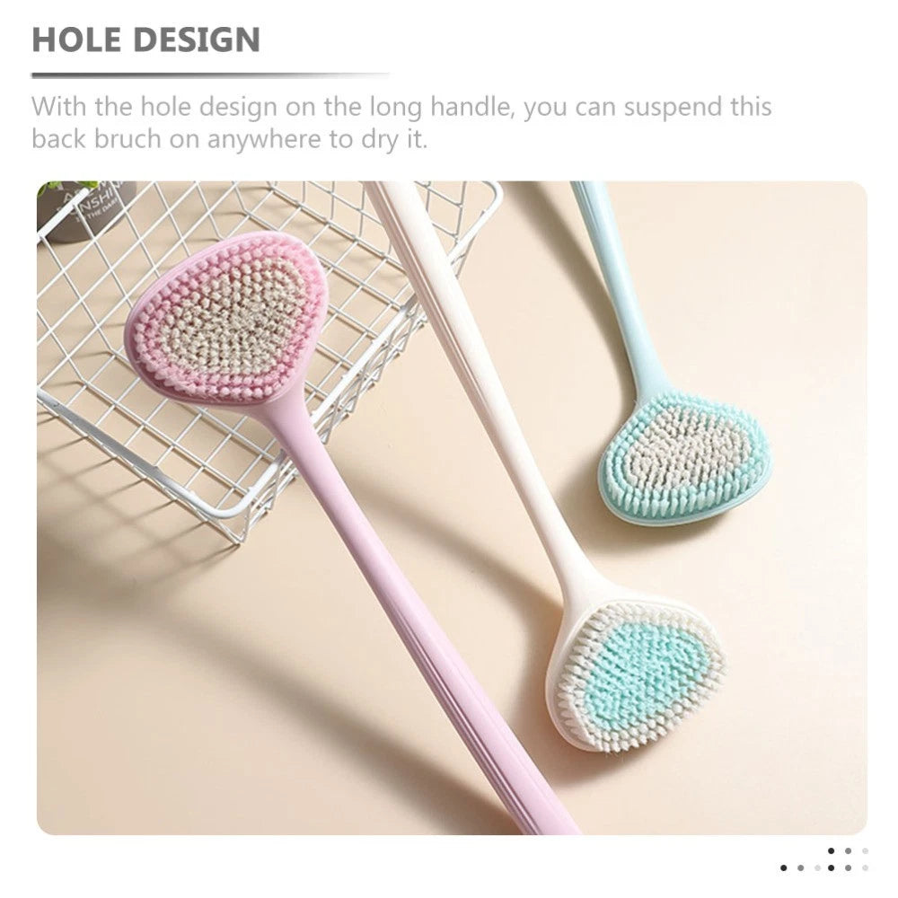 Long Handle Bath Massage Brush Scrubber Bathroom Organizer Miss