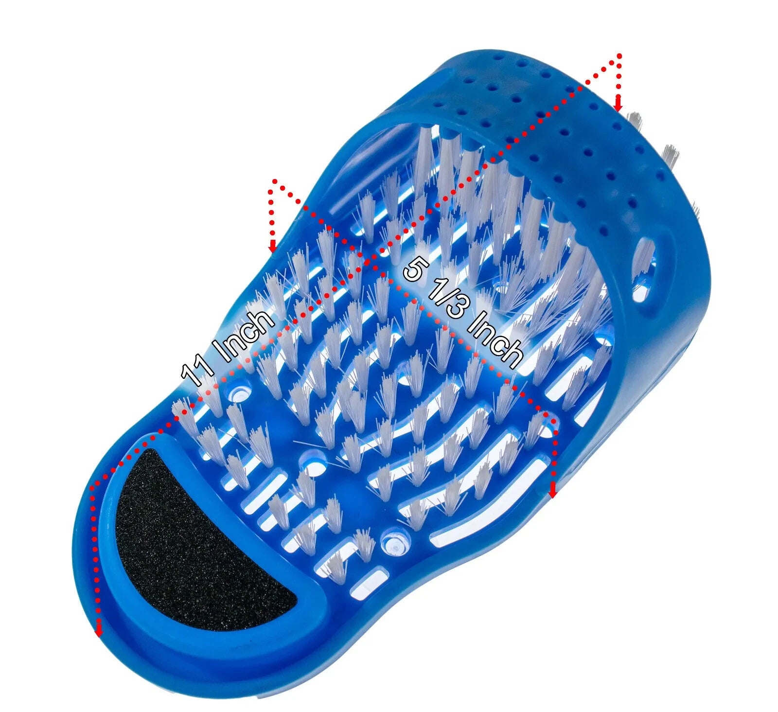 Shower Foot Scrubber Cleaner Sandal Suction Cup Massager Scrubs & Brushes Pumice