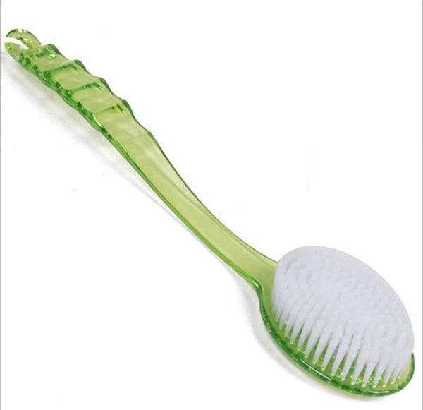 2× Long Handle Back Shower Exfoliating Bath Body Brush Skin Scrubber Massager US