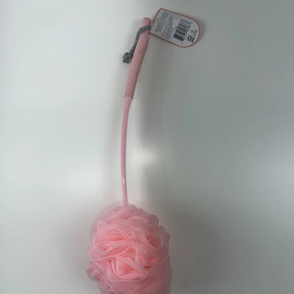 17'' Long Handle Bath Brush Loofah Shower Sponge Long Handle Back Scrubber