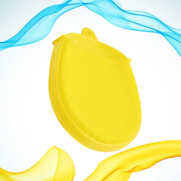 Loofah Back Scrubber Body Exfoliator Brush Yellow Glove Bath Brush