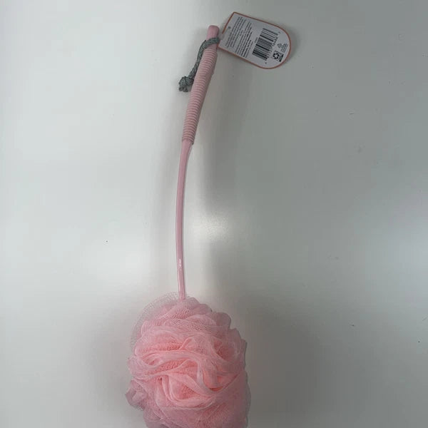 17'' Long Handle Bath Brush Loofah Shower Sponge Long Handle Back Scrubber