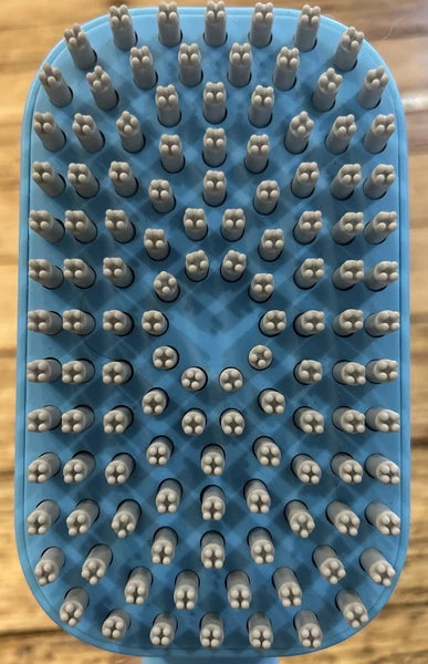 Fafaso Light Blue Pet Bath Brush NWOT