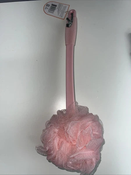17'' Long Handle Bath Brush Loofah Shower Sponge Long Handle Back Scrubber