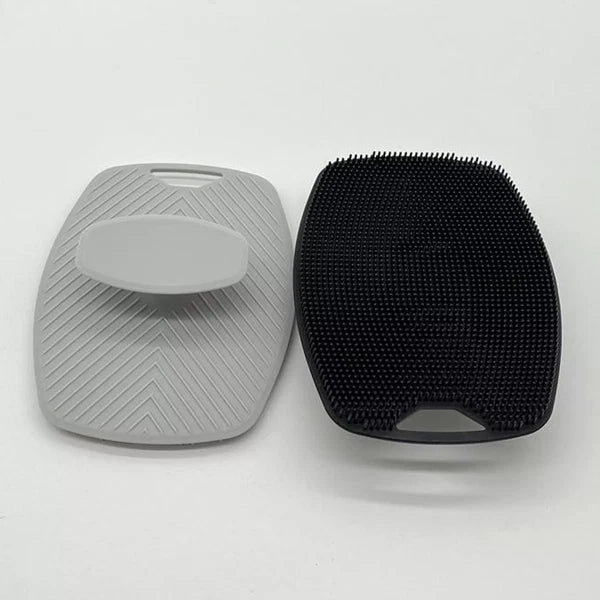 Mens Silicone Body Scrubber Shower Cleansing Brush Exfoliating Deep Clean Tool