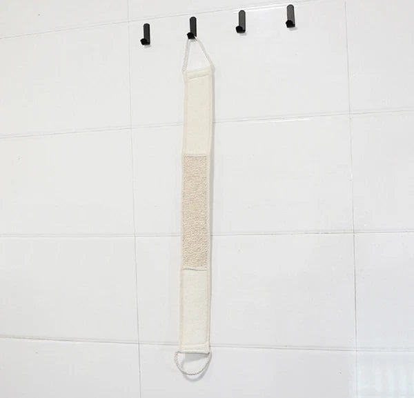 Exfoliating Backwash Belt Strap Loofah Bath Shower Body Sponge Scrubber Brush ..