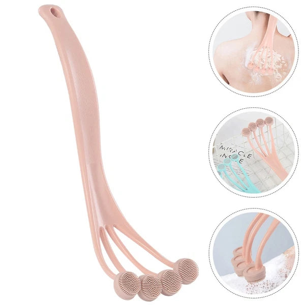 Bath Brush Man Women's Body Shower Exfoliating Back Scrubber for