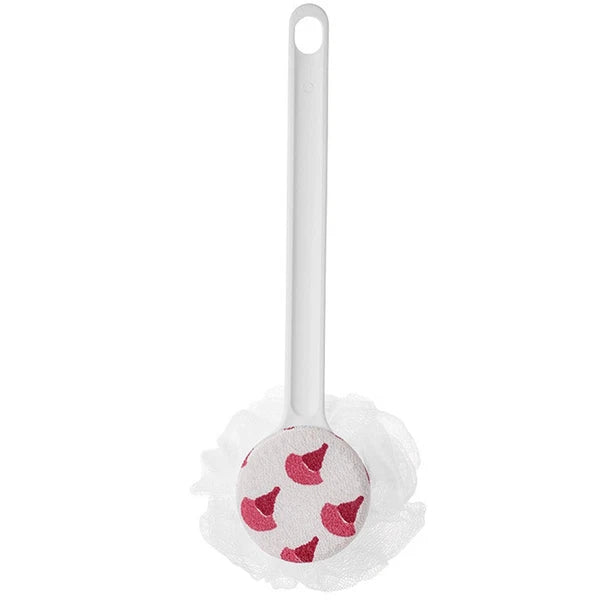 Shower Body Brush Double-side Long Handle Back Scrubber for Skin Exfoliating