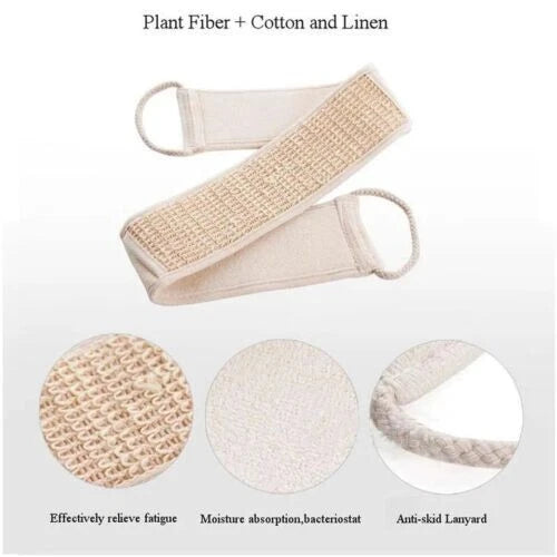 back strap bath shower body sponge body scrubber brush personal cleaning tool